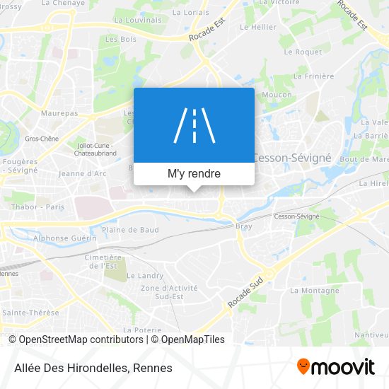 Allée Des Hirondelles plan