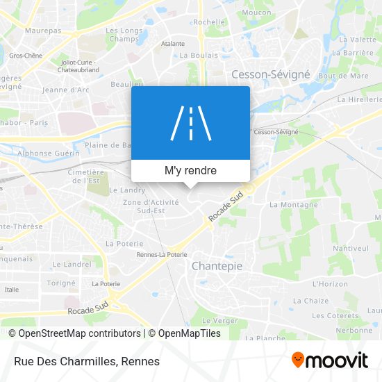 Rue Des Charmilles plan