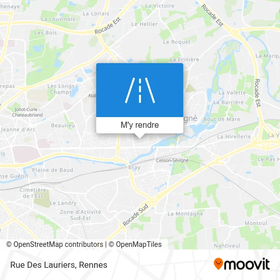 Rue Des Lauriers plan