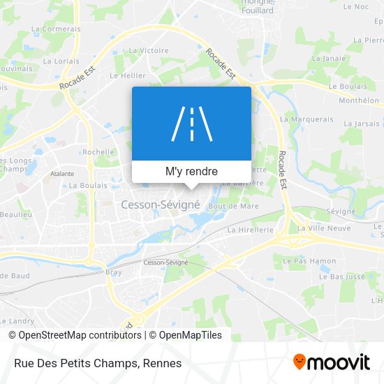 Rue Des Petits Champs plan