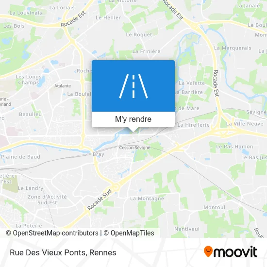 Rue Des Vieux Ponts plan