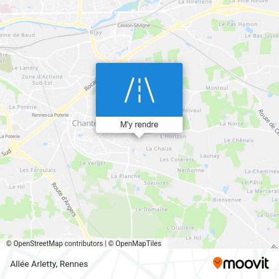 Allée Arletty plan