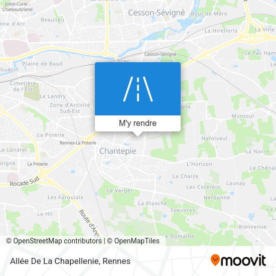Allée De La Chapellenie plan