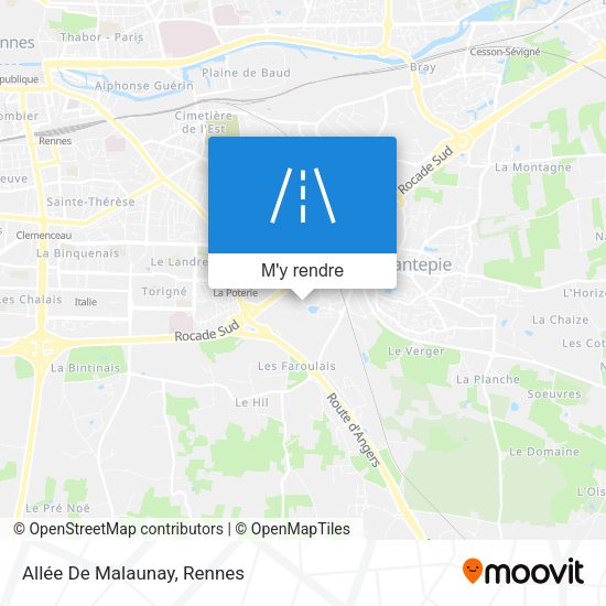 Allée De Malaunay plan