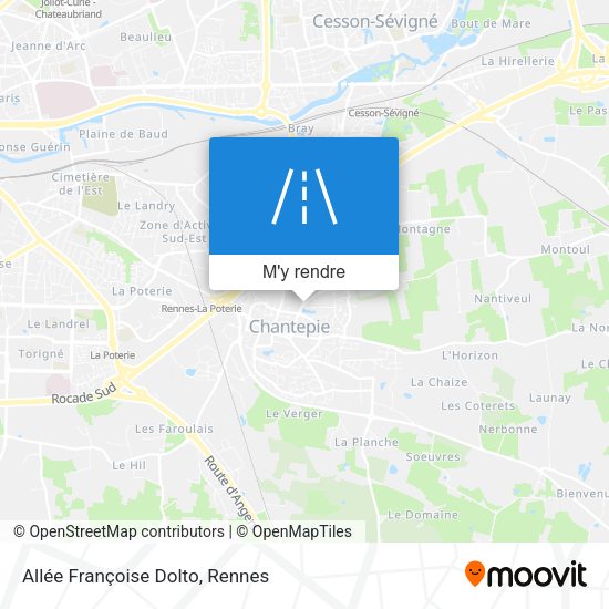 Allée Françoise Dolto plan