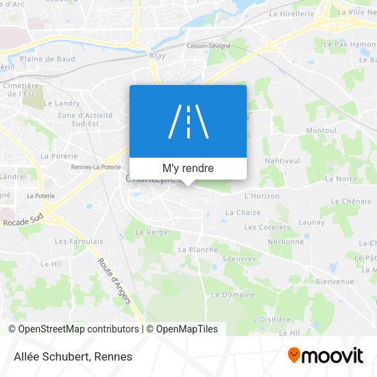 Allée Schubert plan