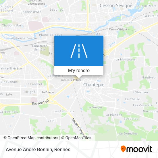 Avenue André Bonnin plan
