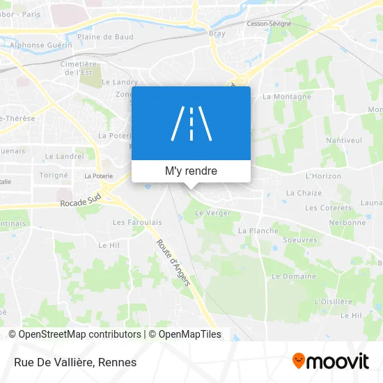 Rue De Vallière plan