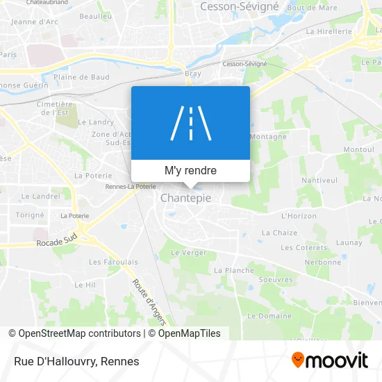 Rue D'Hallouvry plan