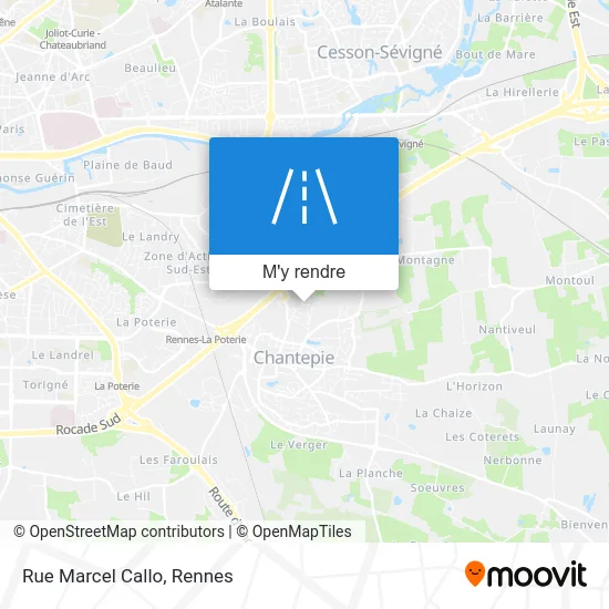 Rue Marcel Callo plan