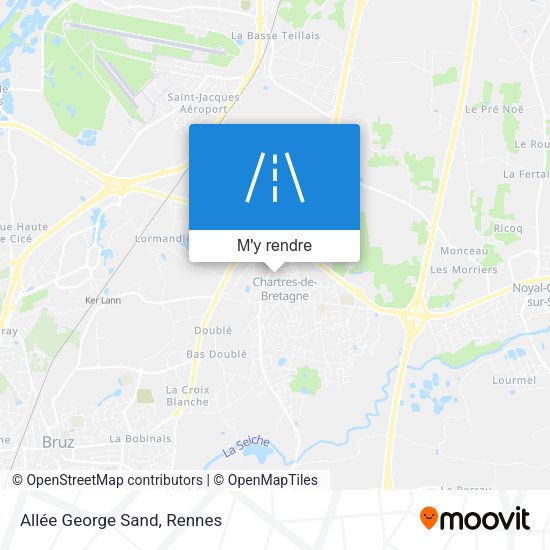 Allée George Sand plan