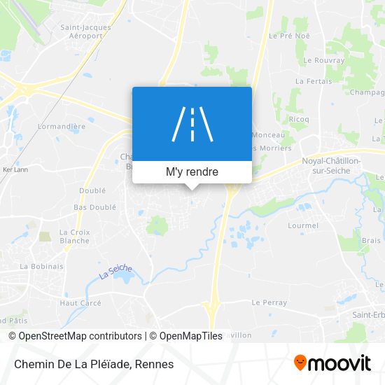 Chemin De La Pléïade plan