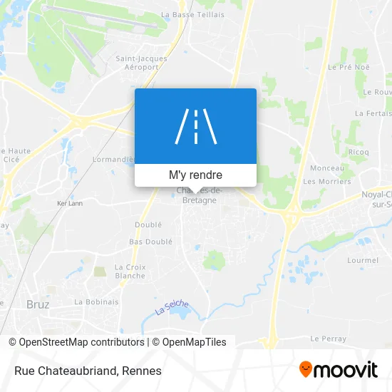 Rue Chateaubriand plan