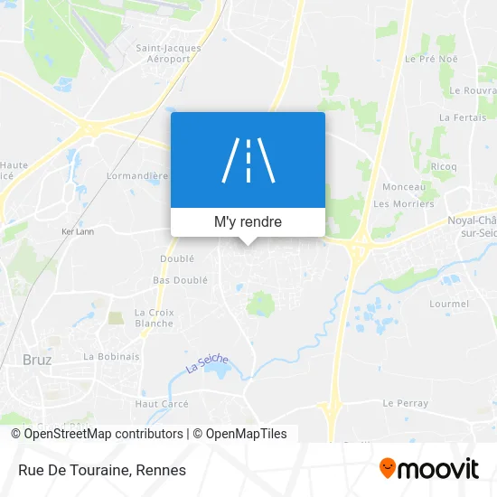 Rue De Touraine plan