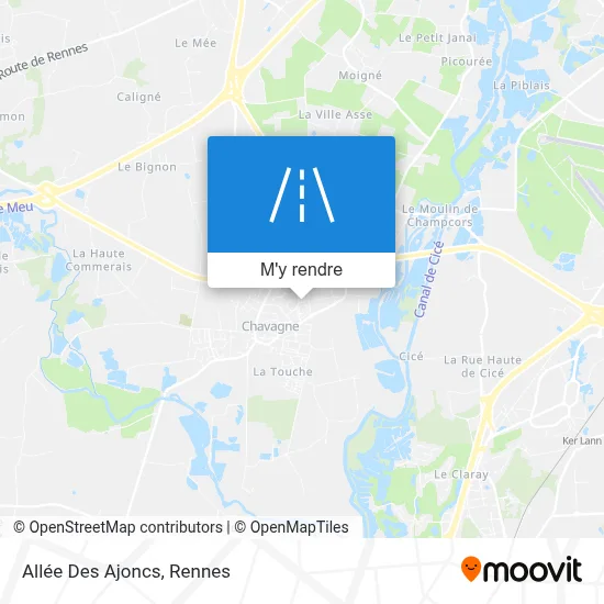 Allée Des Ajoncs plan