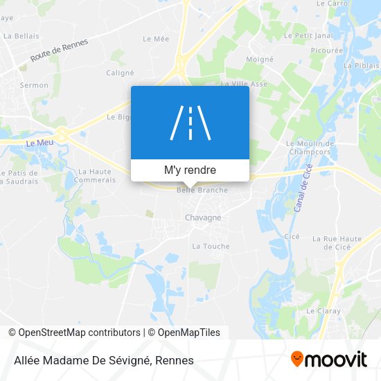 Allée Madame De Sévigné plan