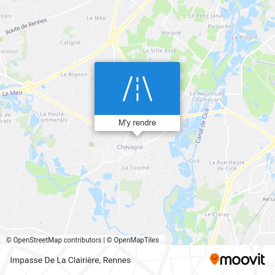 Impasse De La Clairière plan