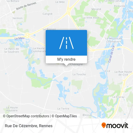 Rue De Cézembre plan