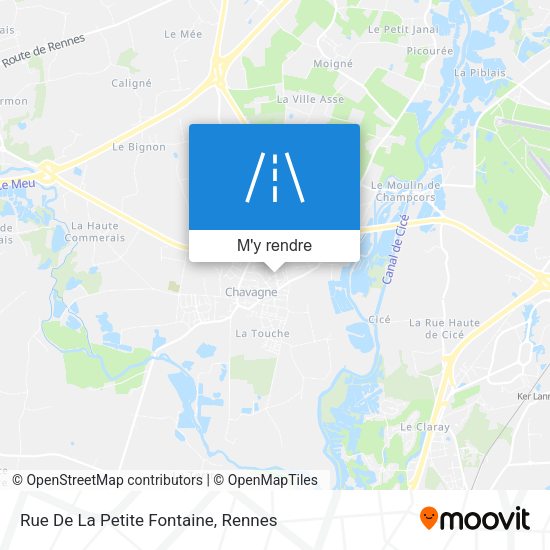 Rue De La Petite Fontaine plan