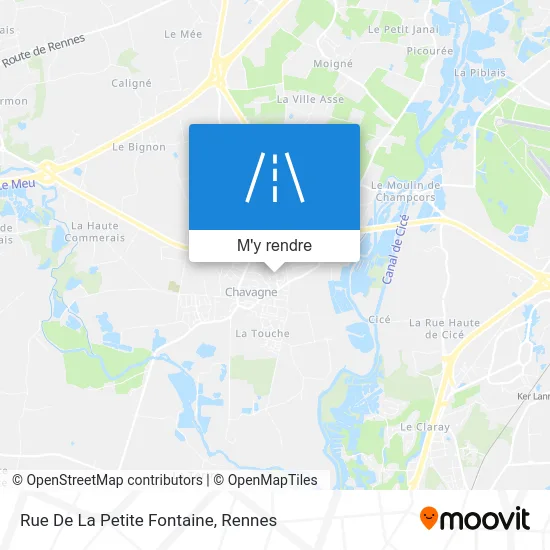 Rue De La Petite Fontaine plan