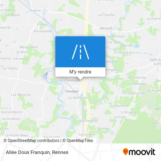 Allée Doux Franquin plan