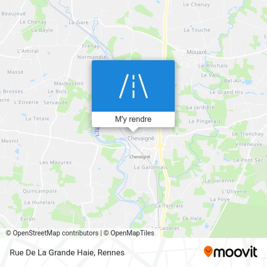 Rue De La Grande Haie plan
