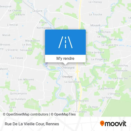 Rue De La Vieille Cour plan