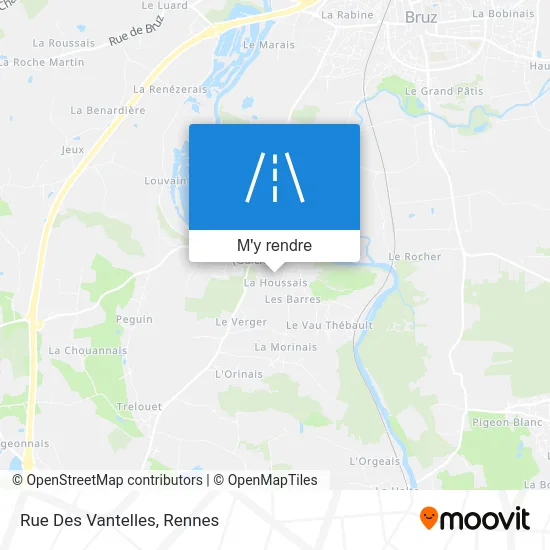 Rue Des Vantelles plan