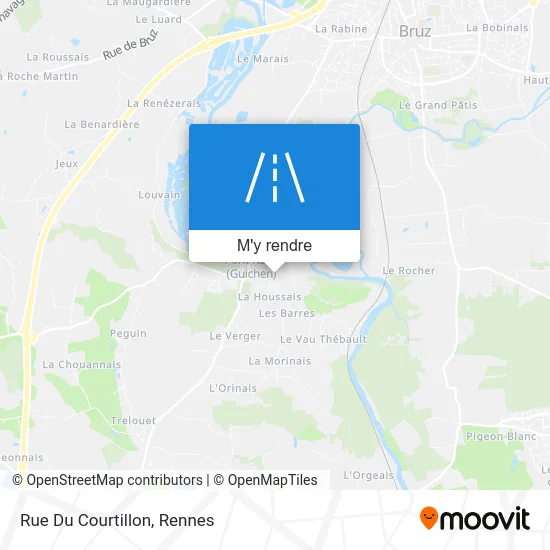 Rue Du Courtillon plan