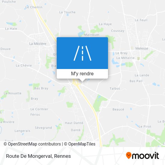 Route De Mongerval plan