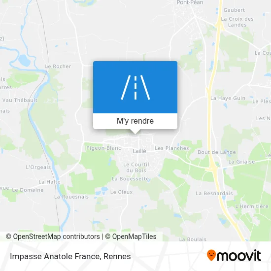 Impasse Anatole France plan