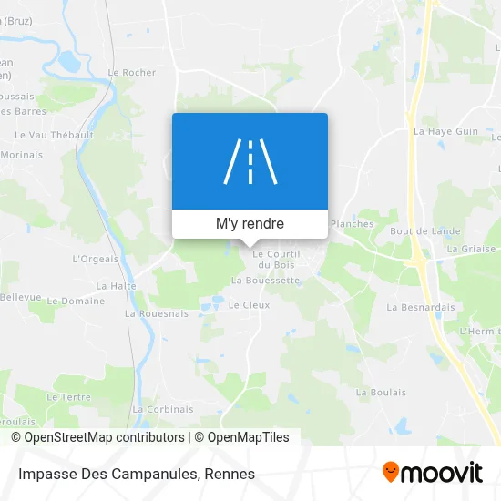 Impasse Des Campanules plan