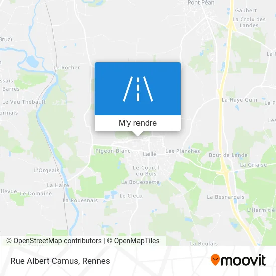 Rue Albert Camus plan