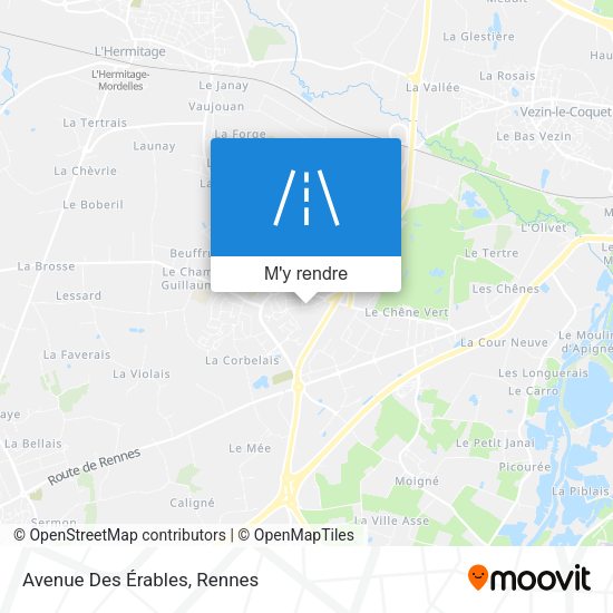 Avenue Des Érables plan