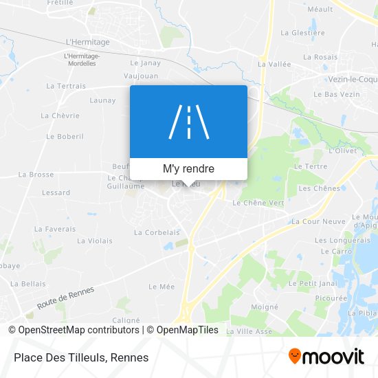 Place Des Tilleuls plan