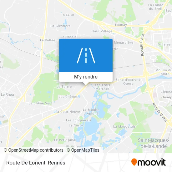 Route De Lorient plan