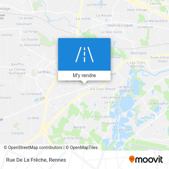 Rue De La Frêche plan