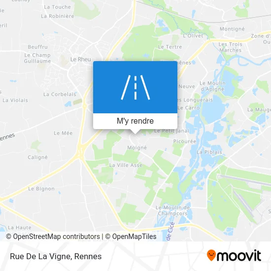 Rue De La Vigne plan