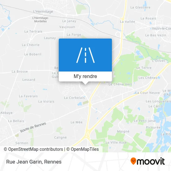 Rue Jean Garin plan