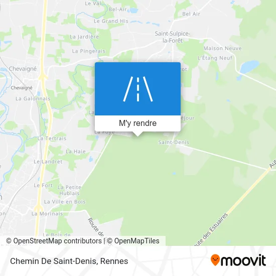 Chemin De Saint-Denis plan