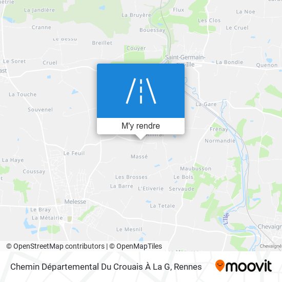 Chemin Départemental Du Crouais À La G plan