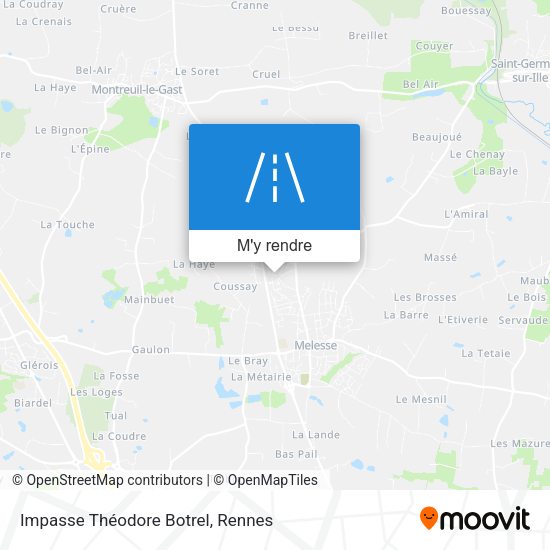 Impasse Théodore Botrel plan