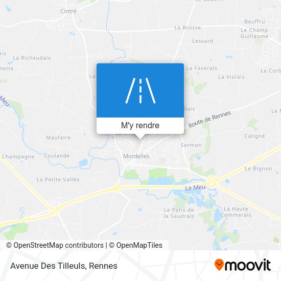 Avenue Des Tilleuls plan
