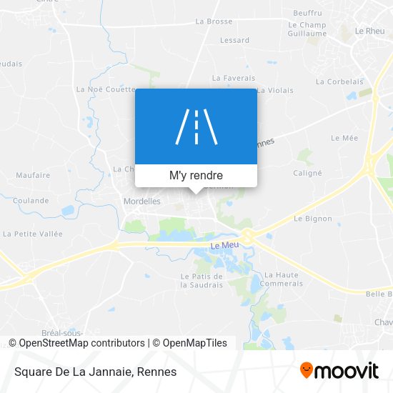 Square De La Jannaie plan