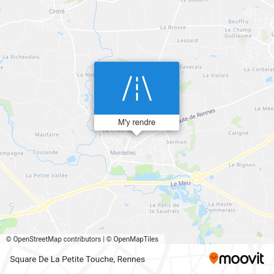 Square De La Petite Touche plan
