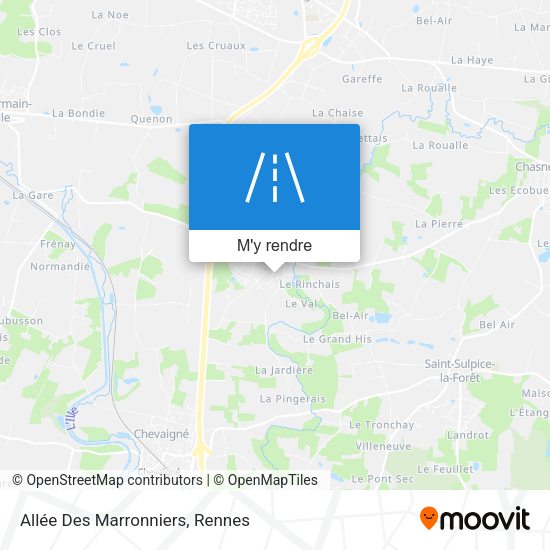 Allée Des Marronniers plan