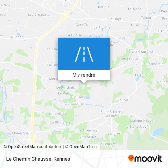 Le Chemin Chaussé plan