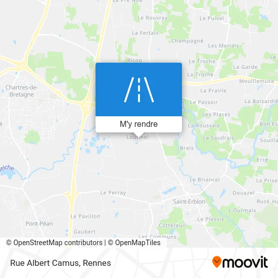 Rue Albert Camus plan