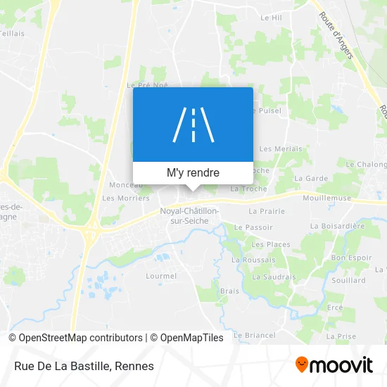 Rue De La Bastille plan