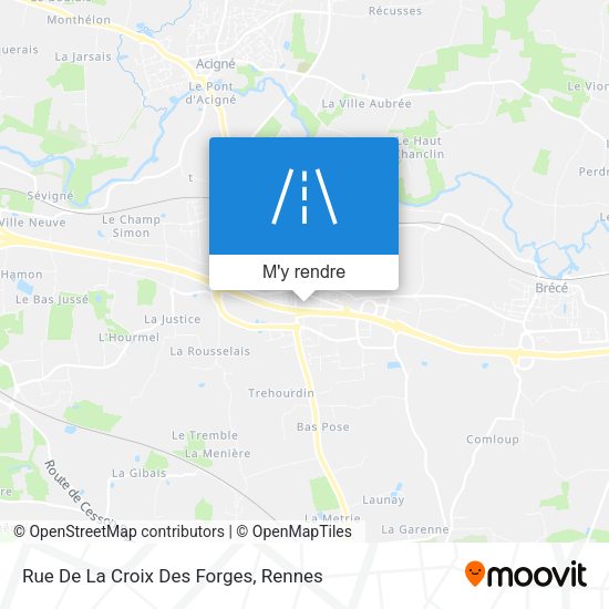 Rue De La Croix Des Forges plan